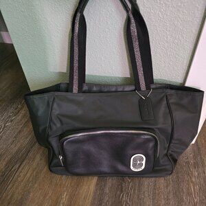 Beautiful black coach handbag - NEVER USED